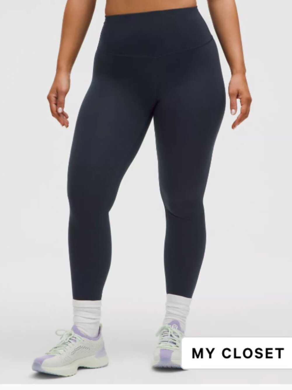Lululemon Wunder Train Contour Fit High-Rise Tight 28" - True Navy Size 4 (NWOT)